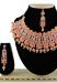 Picture of Elegant Indian Red Necklace Set