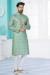 Picture of Well Formed Cotton Dark Sea Green Kurtas