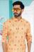 Picture of Ideal Cotton Pale Golden Rod Kurtas