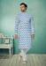 Picture of Enticing Cotton Light Steel Blue Kurtas