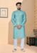 Picture of Graceful Silk Light Steel Blue Kurtas