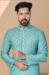 Picture of Graceful Silk Light Steel Blue Kurtas