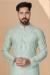 Picture of Statuesque Silk Dark Sea Green Kurtas