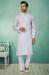 Picture of Sightly Silk White Kurtas