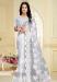 Picture of Shapely Net Off White Saree