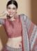 Picture of Alluring Chiffon Rosy Brown Lehenga Choli