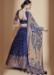 Picture of Exquisite Chiffon Midnight Blue Lehenga Choli