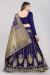 Picture of Exquisite Silk Midnight Blue Lehenga Choli