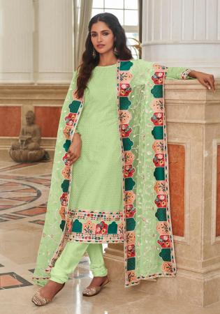 Picture of Classy Georgette Tan Straight Cut Salwar Kameez