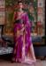 Picture of Fine Organza Purple Saree