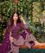 Picture of Sightly Georgette Purple Straight Cut Salwar Kameez