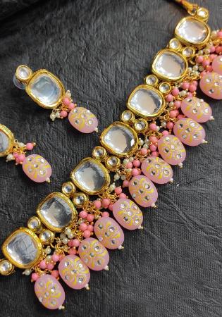 Picture of Fascinating Rosy Brown Necklace Set