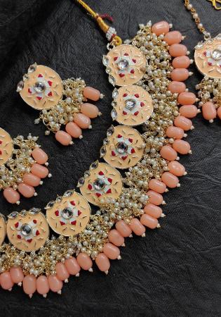 Picture of Ravishing Rosy Brown Necklace Set