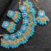 Picture of Alluring Light Sea Green Necklace Set