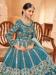 Picture of Taking Silk Dark Slate Grey Anarkali Salwar Kameez