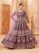 Picture of Beautiful Silk Rosy Brown Anarkali Salwar Kameez