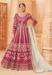 Picture of Ideal Silk Deep Pink Anarkali Salwar Kameez