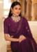 Picture of Enticing Chiffon Purple Saree