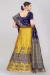 Picture of Graceful Silk Golden Rod Lehenga Choli