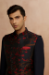 Picture of Graceful Silk Black Kurtas