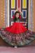 Picture of Resplendent Silk Dark Red Kids Gown