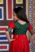 Picture of Resplendent Silk Dark Red Kids Gown