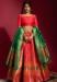 Picture of Shapely Silk Crimson Lehenga Choli