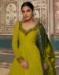 Picture of Excellent Georgette Olive Party Wear Gown