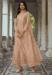 Picture of Fine Net Tan Anarkali Salwar Kameez