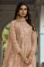 Picture of Fine Net Tan Anarkali Salwar Kameez