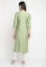 Picture of Rayon & Cotton Dark Sea Green Kurtis And Tunic