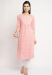 Picture of Taking Rayon & Cotton Pink Kurtis And Tunic