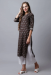 Picture of Graceful Cotton & Silk Brown Kurtis And Tunic