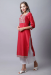 Picture of Radiant Cotton & Silk Fire Brick Kurtis And Tunic