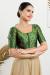 Picture of Nice Georgette Dark Olive Green Designer Blouse