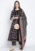 Picture of Graceful Cotton Black Readymade Salwar Kameez