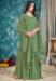 Picture of Georgette Dark Sea Green Straight Cut Salwar Kameez