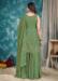 Picture of Georgette Dark Sea Green Straight Cut Salwar Kameez