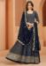 Picture of Georgette Midnight Blue Anarkali Salwar Kameez