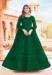 Picture of Splendid Net Dark Green Anarkali Salwar Kameez