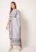 Picture of Sublime Chiffon Dark Grey Straight Cut Salwar Kameez