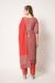 Picture of Charming Chiffon Tomato Straight Cut Salwar Kameez