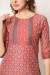 Picture of Charming Chiffon Tomato Straight Cut Salwar Kameez