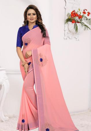 Picture of Appealing Georgette Wheat Saree