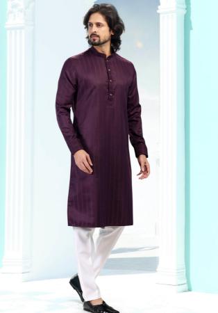 Picture of Graceful Silk Dark Olive Green Kurtas