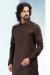 Picture of Exquisite Silk Dark Olive Green Kurtas