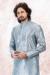 Picture of Ravishing Silk Light Steel Blue Kurtas