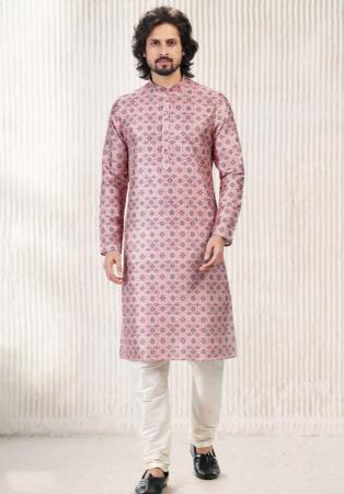 Picture of Graceful Silk Rosy Brown Kurtas