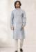 Picture of Pretty Silk Light Steel Blue Kurtas