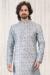 Picture of Pretty Silk Light Steel Blue Kurtas